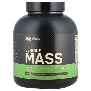 Optimum Nutrition, Serieuze massa™, chocolade, 6 lb (2,72 kg)