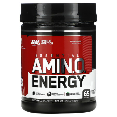 

Optimum Nutrition ESSENTIAL AMIN.O. ENERGY, фруктовый вкус, 585 г (1,29 фунта)