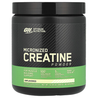 Optimum Nutrition, Micronised Creatine Powder, Unflavoured, 10.58 oz (300 g)