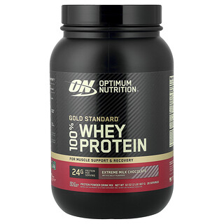 Optimum Nutrition, Gold Standard® 100% Whey Protein, Extreme Milk Chocolate, 2 lb (907 g)