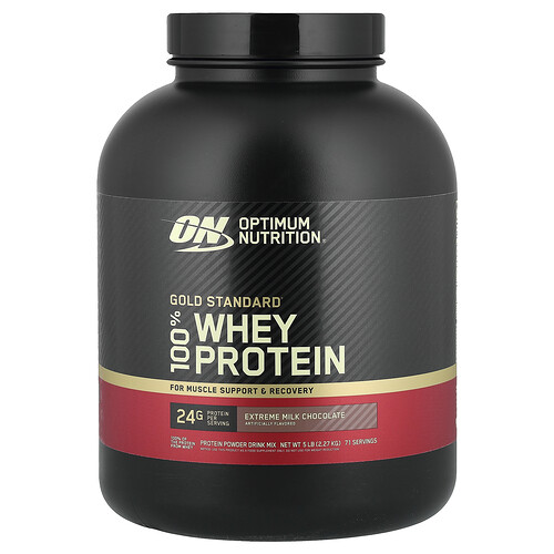 Optimum Nutrition, Gold Standard 100% Molke, extreme Milchschokolade, 2,27 kg (5 lb.)