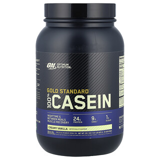 Optimum Nutrition, 金标准全酪蛋白，奶油香草，1.81 磅（825 克）