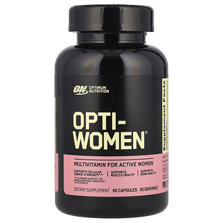Optimum Nutrition, Opti-Women®, Мултивитамини за активни жени, 60 капсули