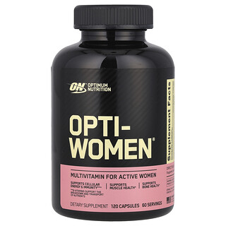 Optimum Nutrition, Opti-Women®，针对活跃女性的多维生素，120 粒胶囊