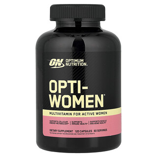 Optimum Nutrition, Opti-Women®, Multivitamines pour femmes actives, 120 capsules