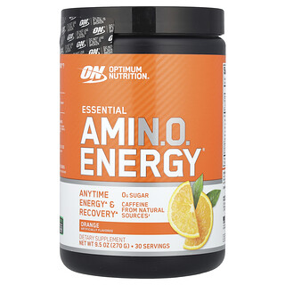 Optimum Nutrition, Essential Amin.O.Energy®, Narıncı rəngdə, 270 q