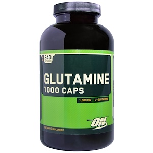 Купить Optimum Nutrition, Глютамин, 1000 мг, 240 капсул  на IHerb