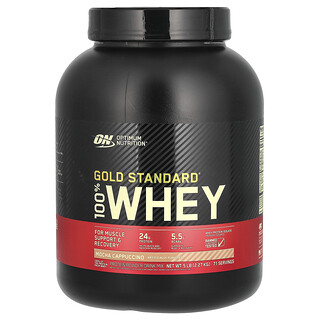 Optimum Nutrition, Gold Standard 100% Whey, Moca y capuchino, 2,27 kg (5 lb)