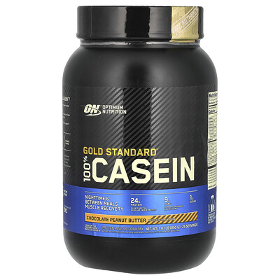 Optimum Nutrition, Gold Standard® 100% Casein, Chocolate Peanut Butter, 1.87 lb (850 g)