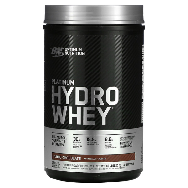 Optimum Nutrition, Platinum HydroWhey، شوكولا توربو، 1.75 باوند (795 غ)