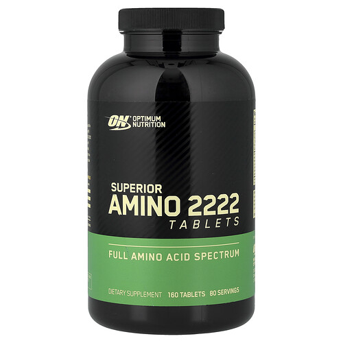 Optimum Nutrition, Superior Amino 2222, Aminosäuren, 160 Tabletten