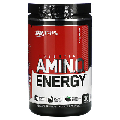 

Optimum Nutrition ESSENTIAL AMIN.O. ENERGY Fruit Fusion 9.5 oz (270 g)