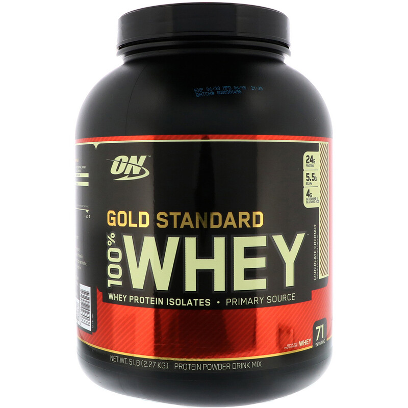 Optimum Nutrition Gold Standard 100 Zer Nucă De Cocos Cu Ciocolată 2 27 Kg