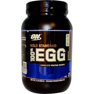 Отзывы о Оптимум Нутришэн, Gold Standard 100% Egg, Rich Chocolate, 2 lbs (909 g)