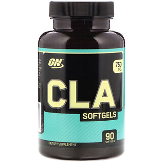 Optimum Nutrition, CLA , 750 mg, 90 Cápsulas em gel