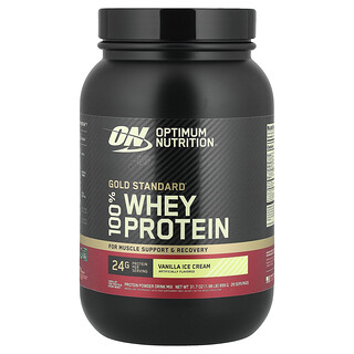 Optimum Nutrition, Gold Standard® 100% wei, vanille-ijs, 899 g