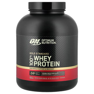 Optimum Nutrition, Proteína de suero de leche 100 % Gold Standard®, Chocolate doblemente intenso, 2,29 kg (5,05 lb)