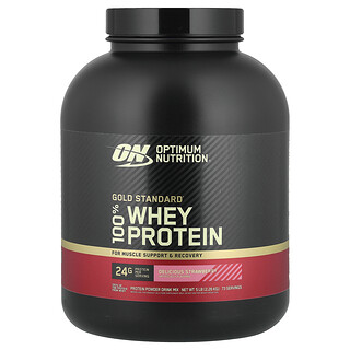 Optimum Nutrition, Gold Standard® 100% wei, heerlijke aardbei, 5 lb (2,27 kg)