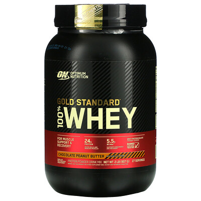 Optimum Nutrition Gold Standard 100% Whey шоколадно-арахисовая паста 907 г (2 фунта)
