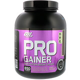 Отзывы о Optimum Nutrition, Pro Gainer, средство для набора веса (гейнер) с высоким содержанием протеина, двойной шоколад, 2310 г (5.09 lb)