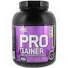 Optimum Nutrition, Pro Gainer、ハイプロテインゲイナー、ダブルチョコレート、5.09 lbs (2.31 kg)