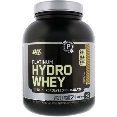 

Platinum Hydro Whey, шоколад-арахисовое масло, 1,59 кг