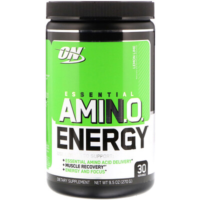 Essential Amino Energy, со вкусом лайма, 270 г