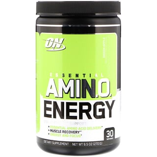 Optimum Nutrition, Essential Amino Energy, Maçã Verde, 9.5 oz (270g)