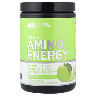 أوبتيموم نوتريشن‏, Essential Amin.O. Energy® ، تفاح أخضر ، 9.5 أونصة (270 جم)