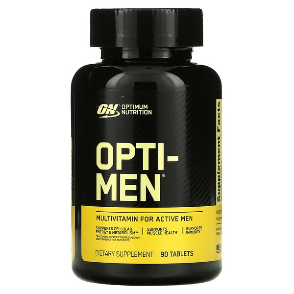 Optimum Nutrition, Opti-Men（オプチメン）、タブレット90粒