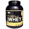 Optimum Nutrition, ゴールドスタンダード、100%ホエイ、ナチュラル、バニラ、4.8ポンド (2.18 kg)