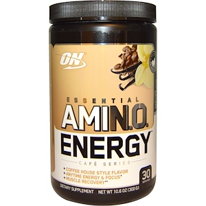 Essential Amino Energy, холодный кофе с ванилью, 10,6 унций (300 г) отзывы, применение, состав, цена, купить