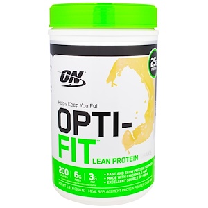 Отзывы о Оптимум Нутришэн, Opti-Fit Lean Protein Shake, Vanilla, 1.8 lb (816 g)