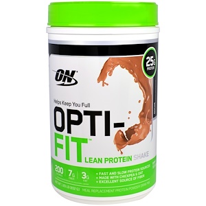 Отзывы о Оптимум Нутришэн, Opti-Fit Lean Protein Shake, Mocha, 1.83 lb (832 g)