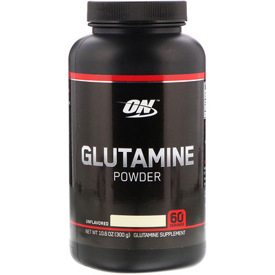 Optimum Nutrition Глутамин в форме порошка, без ароматизаторов, 10,6 унц. (300 г)
