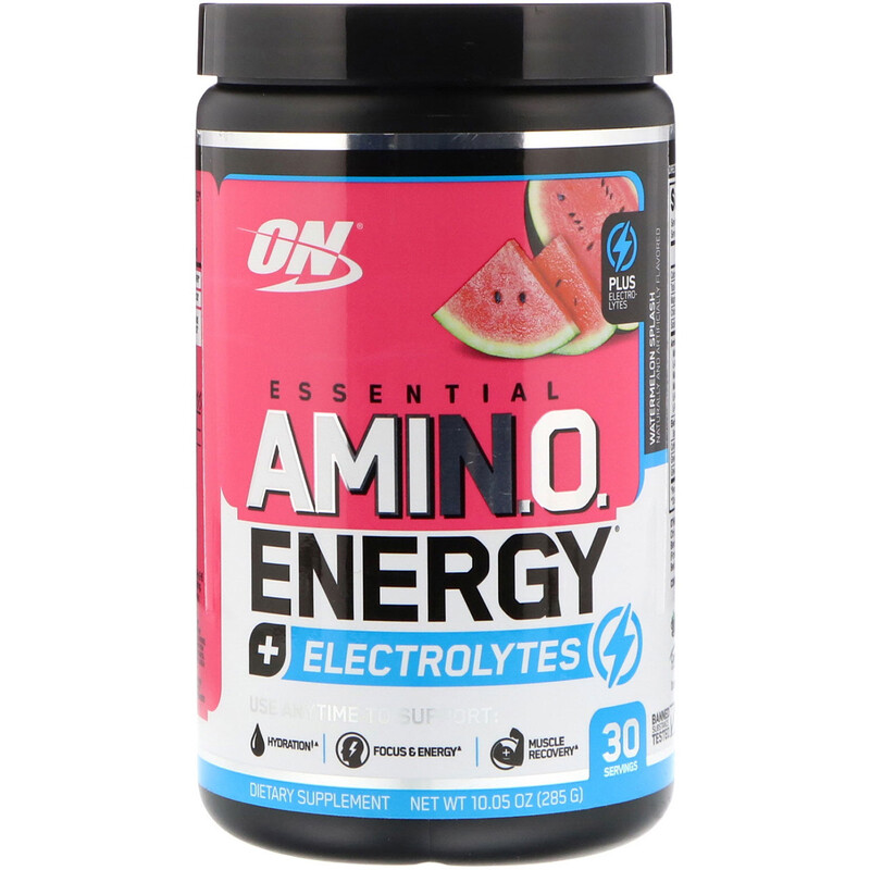 Optimum Nutrition, Essential Amino Energy + Electrolytes, Watermelon
