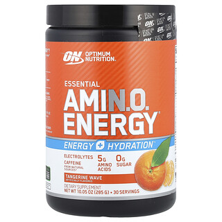 Optimum Nutrition, Essential Amin.O. Energy®, Tangerine Wave, 285 г (10,05 унции)