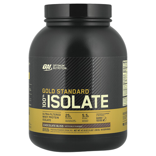 Optimum Nutrition, Gold Standard 100% Isolate, Chocolate Bliss, 1,36 kg (3 lb.)