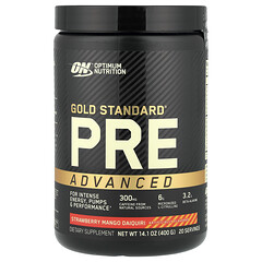 Gold Standard Pre Advanced, дайкірі з полуницею та мангом, 400 г