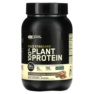 

Optimum Nutrition Gold Standard 100% Plant Protein Rich Chocolate Fudge 1.76 lb (800 g)