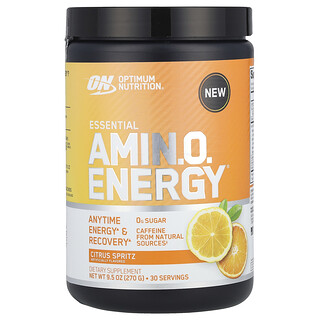 Optimum Nutrition, Essential Amin.O. Energy®, Citrus Spritz, 270 g (9,5 oz)