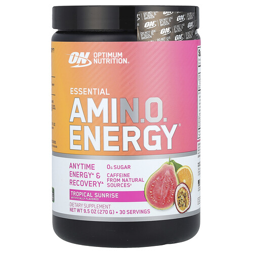 Optimum Nutrition, Essential Amin.O. Energy®, Tropical Sonnenaufgang, 270 g (9,5 oz.)