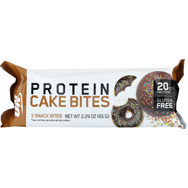 Optimum Nutrition, Protein Cake Bites, Chocolate Frosted