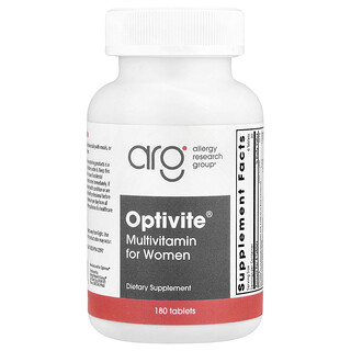 Optimox, Optivite® Multivitamine voor vrouwen, 180 tabletten