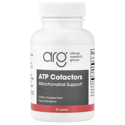 Allergy Research Group, ATP Cofactors, Mitochondrial Support, ATP-Kofaktoren, Unterstützung der Mitochondrien, 90 Tabletten