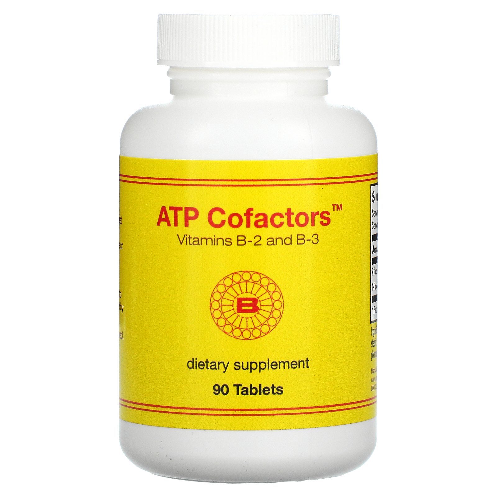 Optimox Corporation, Atp Cofactors, 90 Tablets