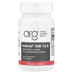 Iodoral®, IOD 12,5, високоефективний йод, 90 таблеток із насічкою