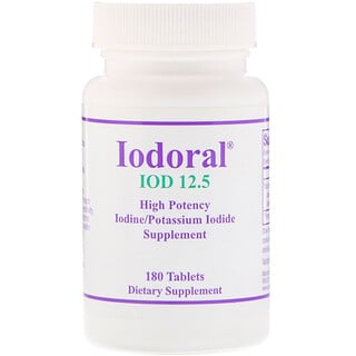 Optimox, Iodoral, High Potency, 180 Tablets