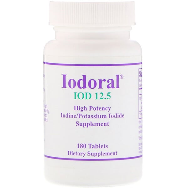 Optimox, Iodoral, High Potency, 180 Tablets
