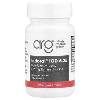 Optimox, Iodoral® IOD 6.25, 90 Scored Tablets